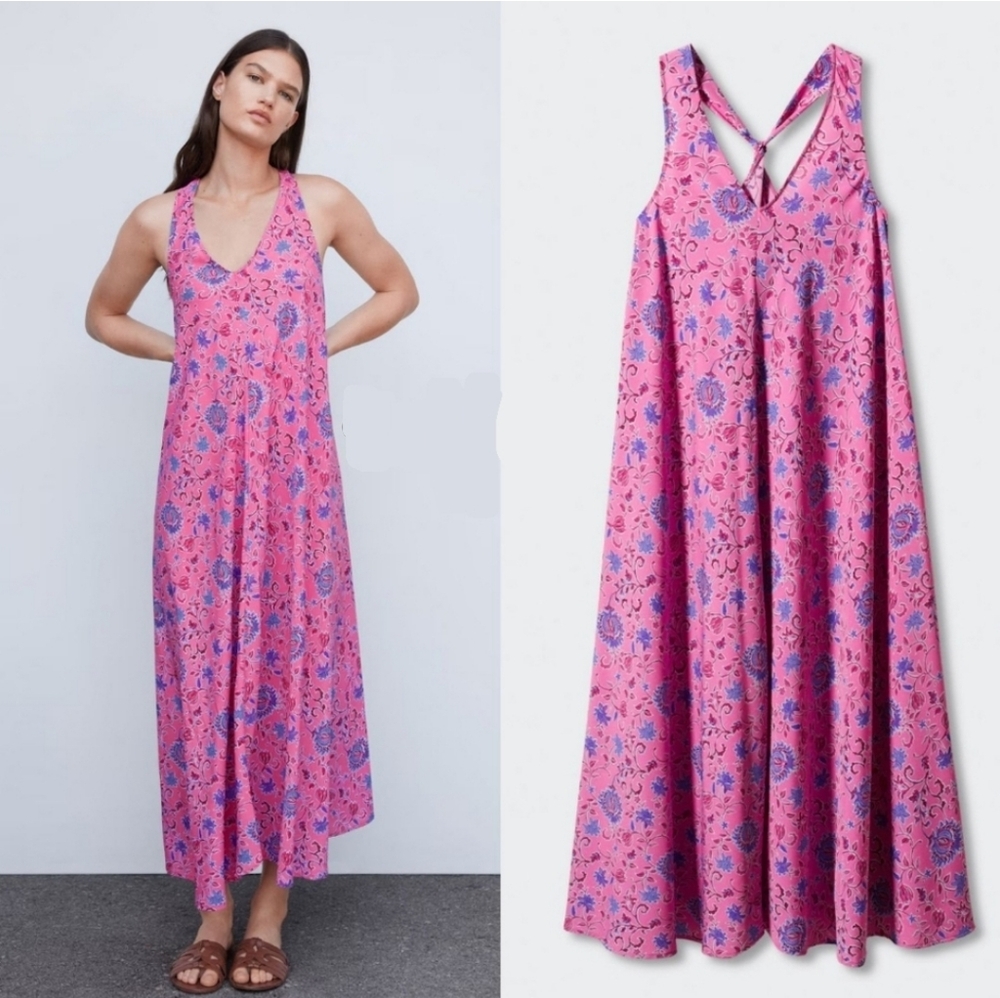 MANGO Flowy Dress